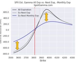 SPX options gamma