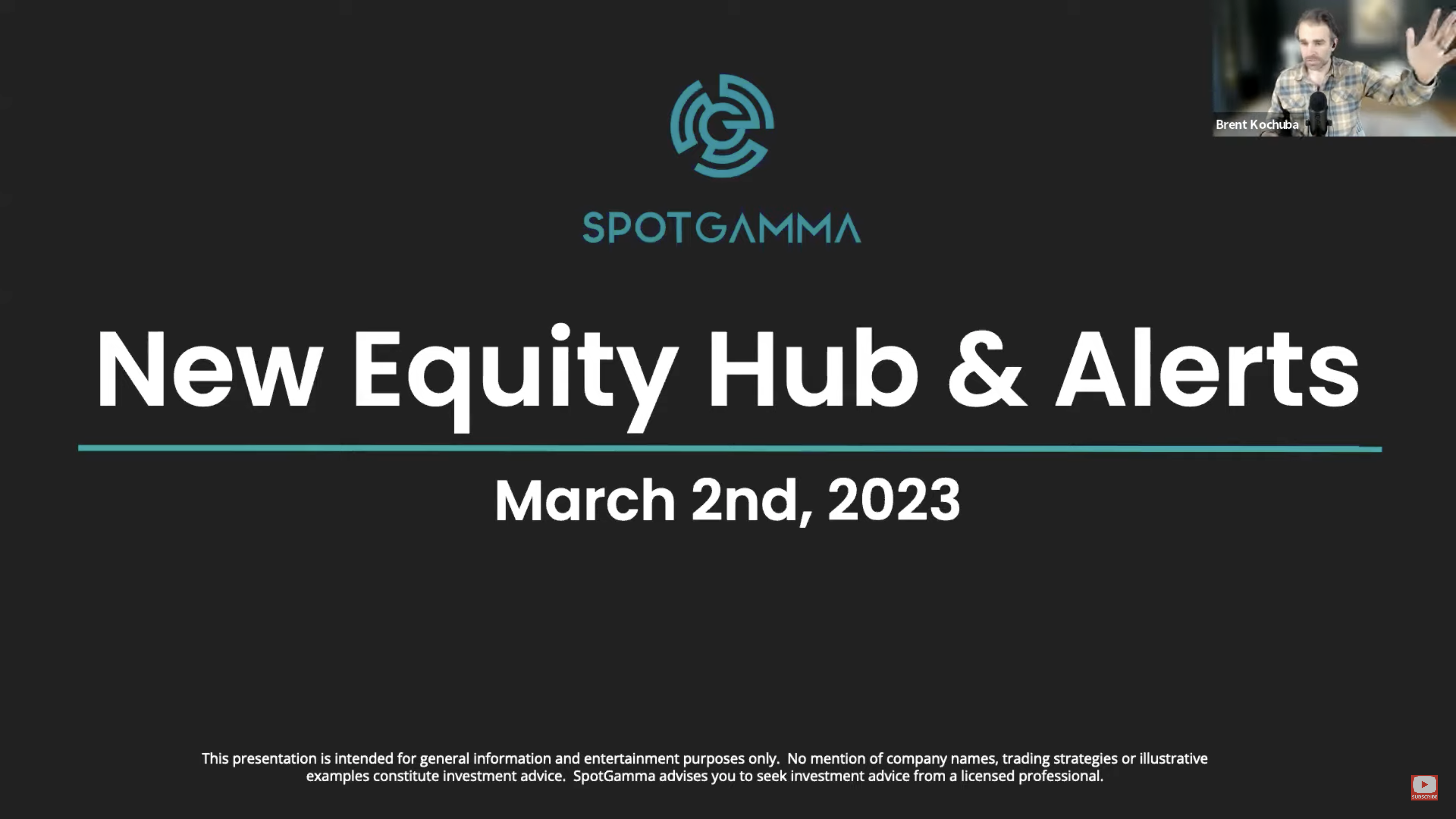 March 2023: New Equity Hub Launch, Call Wall and Put Wall Alerts, and Q&A