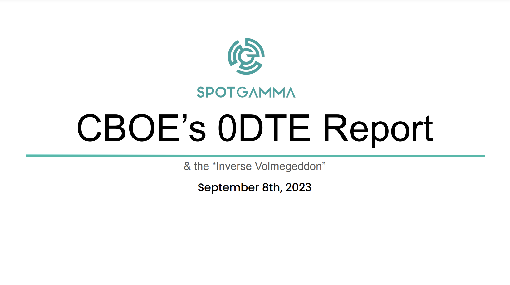 Analysis: The CBOE 0DTE Report