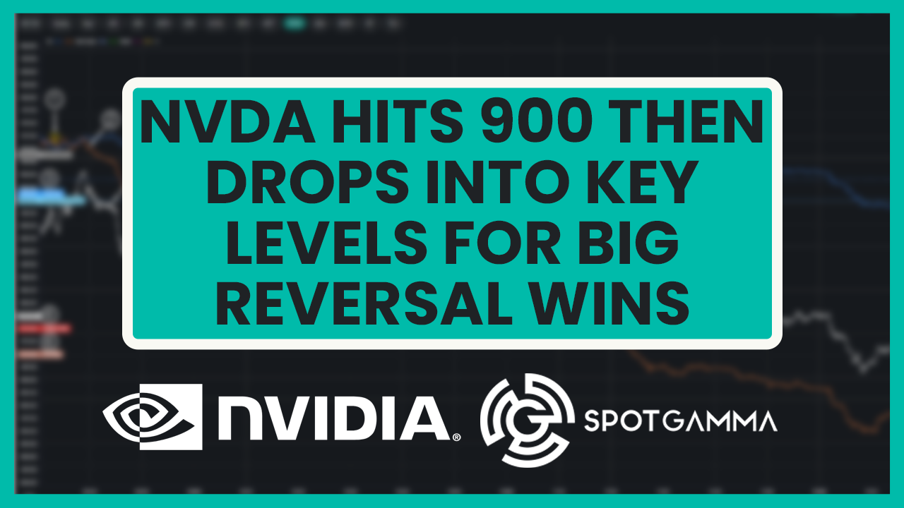 How SpotGamma Identified NVDA&rsquo;s 900 Reversal &mdash; And Mapped the Entire Move Lower
