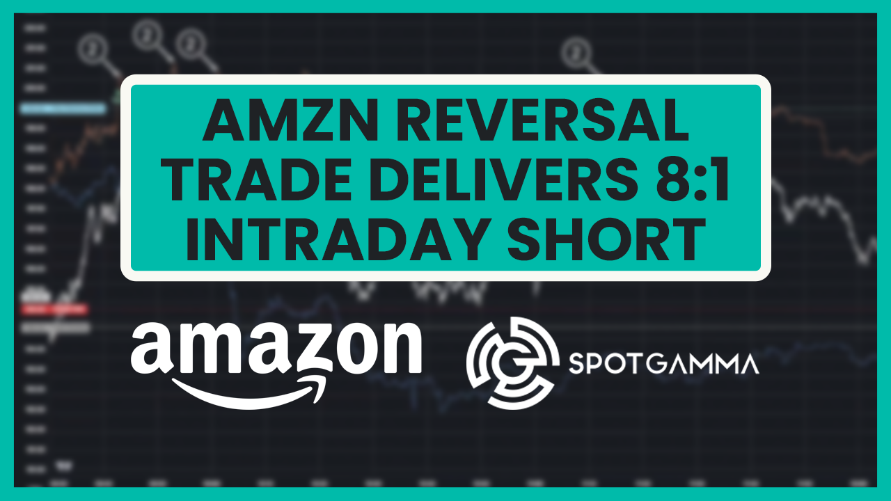 AMZN Reversal Trade at Gamma Wall Delivers 8:1 Intraday Short AMZN Reversal Trade at Gamma Wall Delivers 8:1 Intraday Short