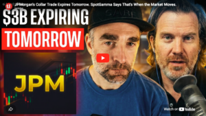 Brent SpotGamma talks with TastyTrade live about JPM Collar Trade, GEX and DEX